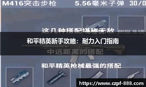 和平精英新手攻略：耐力入门指南